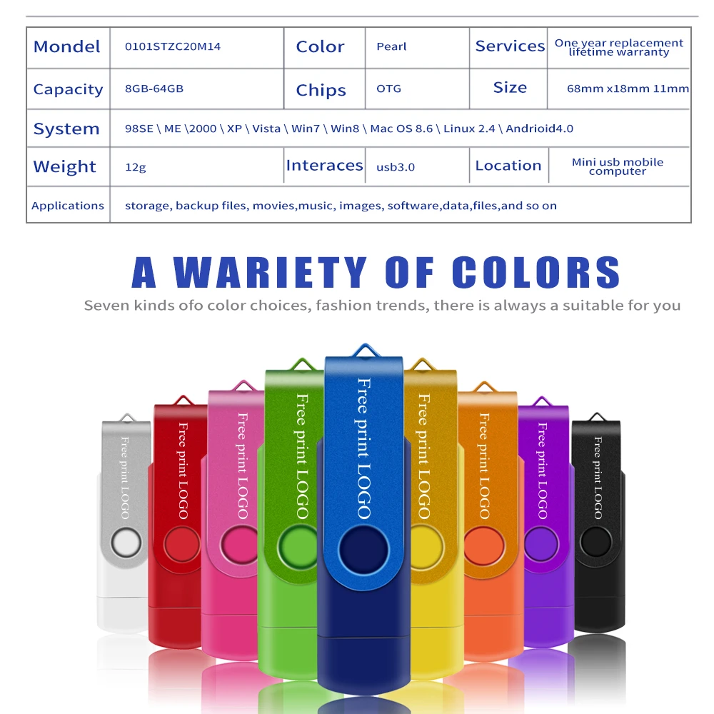 USB Flash Drive 32GB 64GB for computer Android Smart Phone pen drive 128GB 16GB 8GB USB 2.0 OTG pendrive memory stick usb flash (12)_