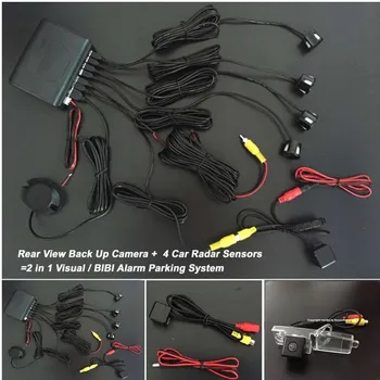 

Car Parking Sensors + RearView Camera = 2 in 1 Visual /BIBI Alarm Parking System For Toyota Commuter / Ventury / Ventury Majesty