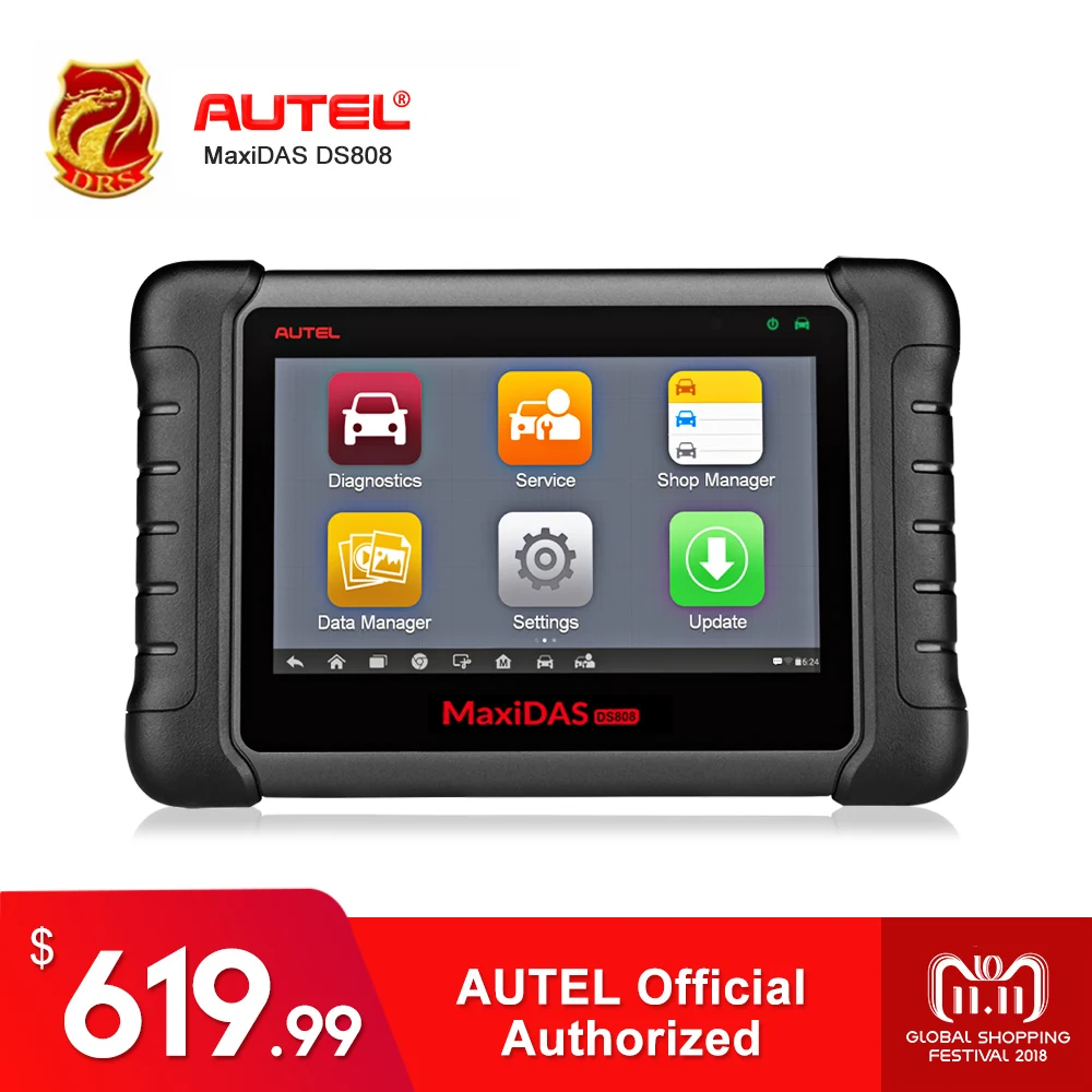 Autel MaxiDAS DS808 KIT Remote WIFI Diagnostic Tools OBD2 Scanner Car Scan Tool Update Online Key Programming Better Than DS708 Autel MaxiDAS DS808 KIT Remote WIFI Diagnostic Tools OBD2 Scanner Car Scan Tool Update Online Key Programming Better Than DS708