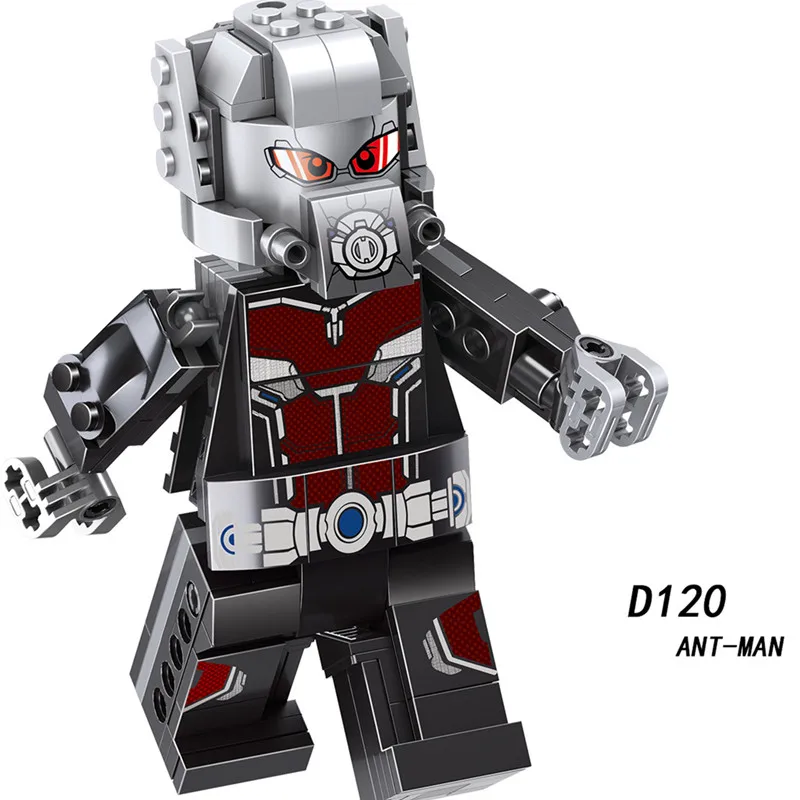 

10PCS Legoingly Super Heroes Marvel Avengers Ant-Man Mask Armor Action Figure Set Model Wasp Building Blocks Bricks Gift Toys