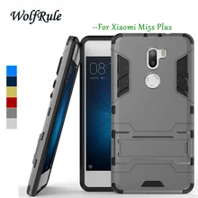 Противоударный чехол Xiaomi Mi5S Plus 5,7, мягкий резиновый + жесткий пластиковый чехол для Xiaomi Mi5S Plus 5,7, чехол для телефона с подставкой, чехол