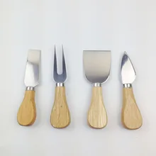 4 шт./компл. ножи бард набор дубовая ручка нож из нержавеющей стали нож для сыра набор Инструменты для выпечки Кухонные Принадлежности