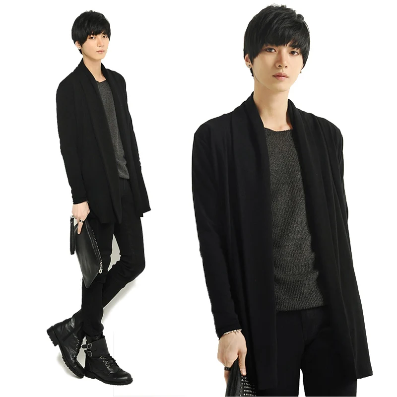 long black cardigan mens