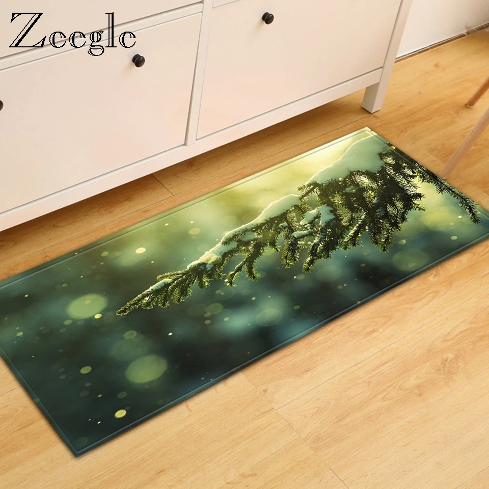 

Zeegle Anti-slip Area Rug Carpet Entrance Door Mat Kitchen Floor Mat Bedroom Bedside Carpet Rug Tatami Hallway Outdoor Mats
