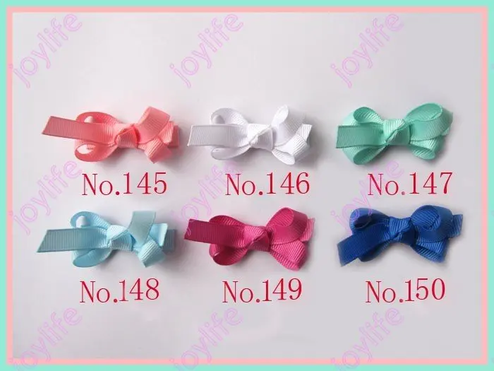 

free shipping 2017 Newest 160ps 2'' fashion mini top flower hair clips mix color girl hair bows