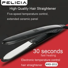 Удобный для путешествий отрицательный ионный Интеллектуальный постоянный контроль температуры выпрямитель для волос керамический утюжок для выпрямления волос