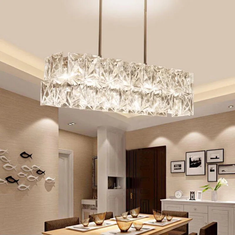 long light fixture for dining room