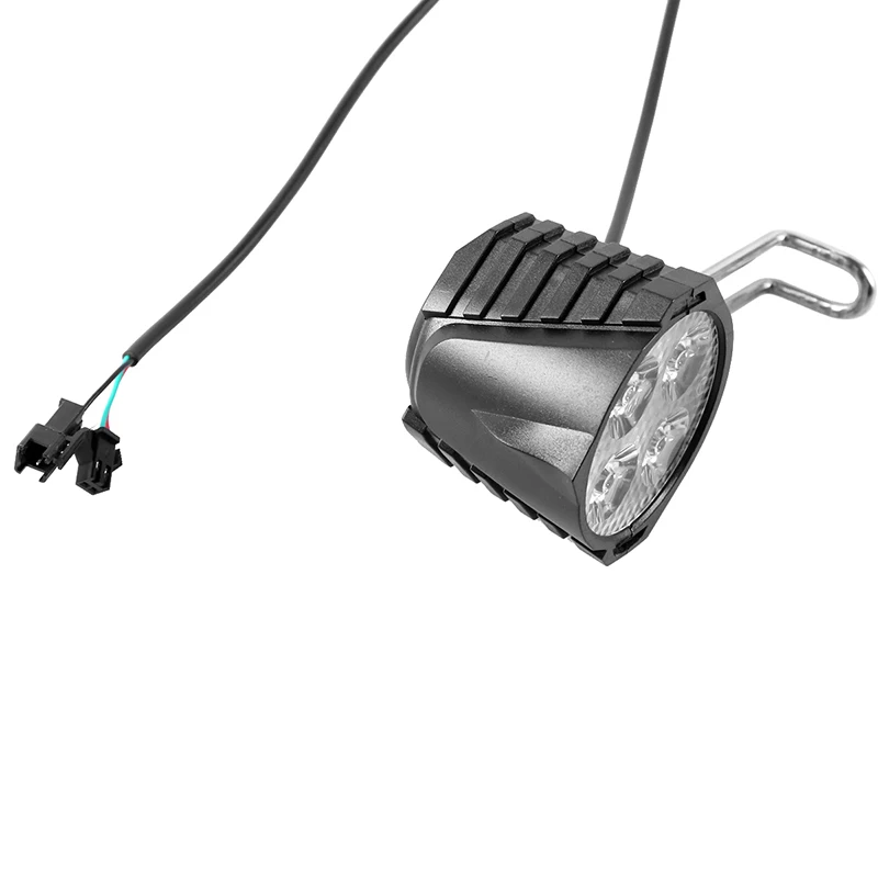 E Bike LED Light 36V 48V Bike Horn Waterproof Flashlight with Horn for Electric
