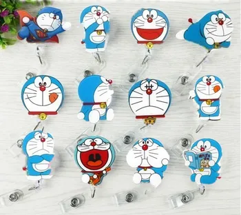 

Mini Cartoon Animals Retractable Badge Reel Student Nurse Exihibiton ID Name Card Badge Holder Office Supplies