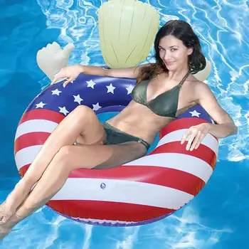 

Inflatable Swimming Ring Pool Float Water Sport Summer Pool Baby Party Folds easily for storage and transport