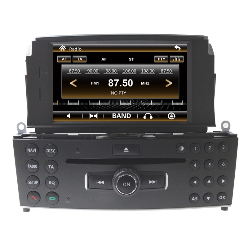 " автомобильный CD DVD плеер gps радио для Mercedes Benz C Class C200 C180 W204 2008 2009 2010 2011 2012 2013 с RDS