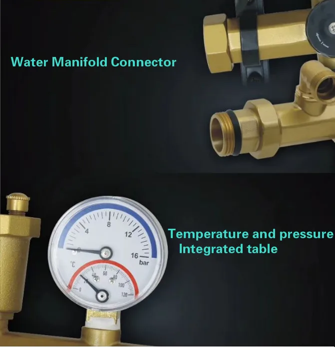 Водяные циркуляционные насосы смесительный клапан водяной коллектор Напольное отопление термостатическое контрольное значение DN25 с 7А/220 В тепловой привод