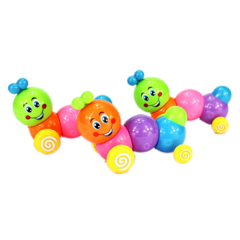 

Cute Wind up Carpenterworm Cutworm Clockwork Spring Bug Children Toy YH-17