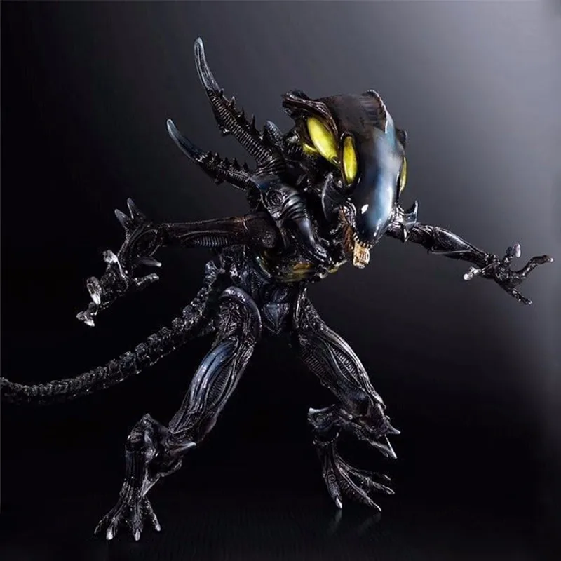 10 ''Play Arts Kai инопланетянин NECA colonial fleet alien genodude Xenomorph Predators ПВХ фигурка Коллекционная модель игрушки куклы