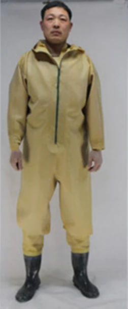 1 мм, желтые резиновые сапоги на молнии, водонепроницаемый костюм для рыбалки, резиновые сапоги-чулки, респиратор - Цвет: SIZE42  Rubber Wader