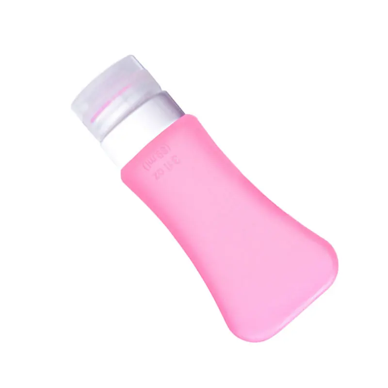 89ml Refillable Bottles Travel Silicone Skin Care Lotion Shampoo Gel