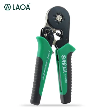 

1pcs LAOA Quadrangled European Ratchet Terminal Crimping Pliers 0.25-8MM LA195258