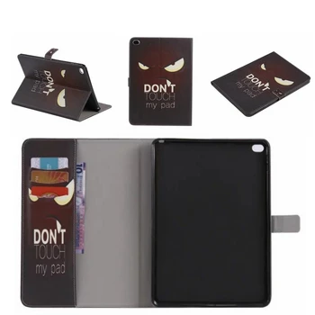 

For Apple iPad 6 Case Tablet Coloured drawing PU Leather Flip Stand Case For iPad Air 2 Cover Funda Skin Shell
