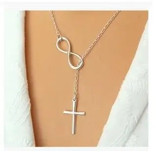 

24pcs Simple 8 Shaped Cross Collar Choker Statement Necklace Women Jewelry 0083