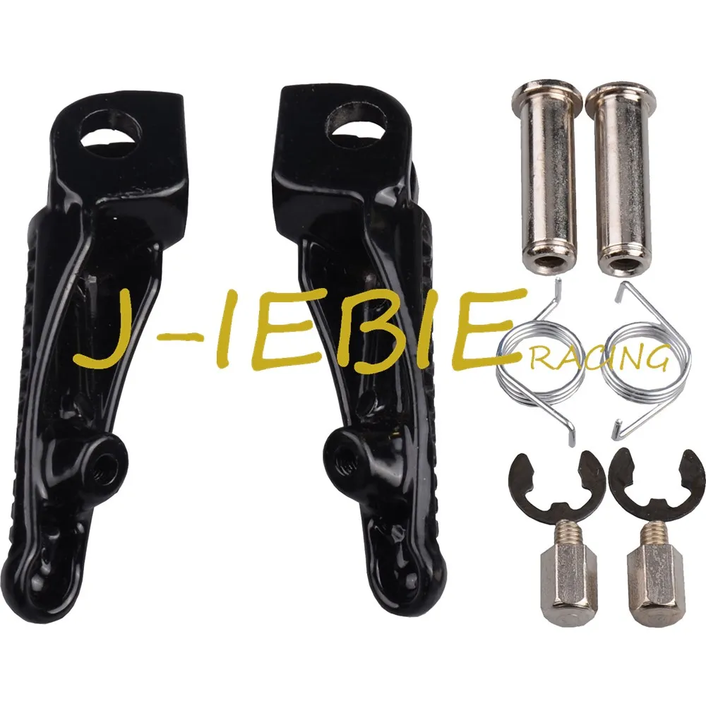Черные передние подножки для Kawasaki Ninja ZX6R ZX10 ZX9R Z750 Z1000 ZX14 ZZR1200 ZZR1400 GTR1400|for kawasaki|kawasaki