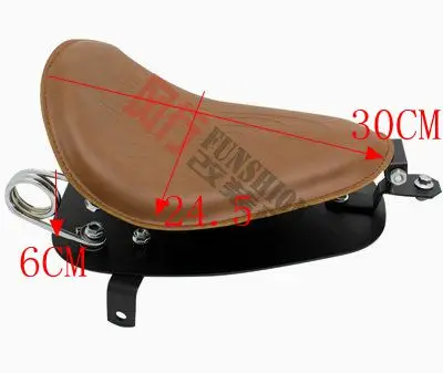 Кожаное сиденье с подвеской и монтажным кронштейном для Yamaha VStar 400 650 1100 1300 Virago Xv 250