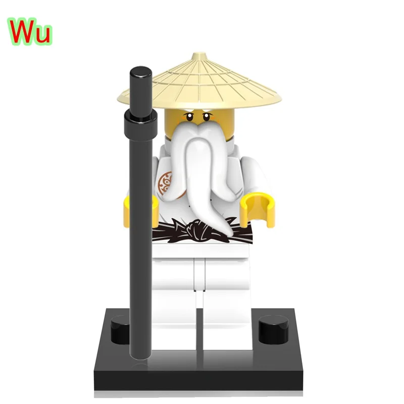 

Sensei Wu Bricks Single Legoing Super Heroes Ninjagoing Leader Garmadon Brother Building Blocks Toys for Children Toys XH578
