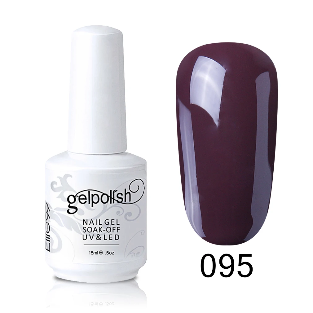 Elite99 15 мл телесный цвет серия УФ-гель для ногтей замачивается база не протирать Топ Гель-лак для ногтей Vernis для макияжа ногтей Гель-лак - Цвет: 095-15ml