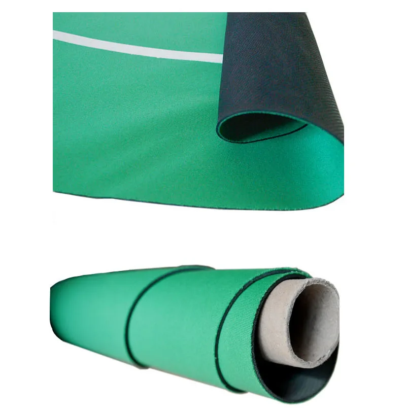 1pc Round Poker Rubber Mat Poker Game Table Top Casino Layout Cloth Dia.137cm 53.9inch with Shoulder bag