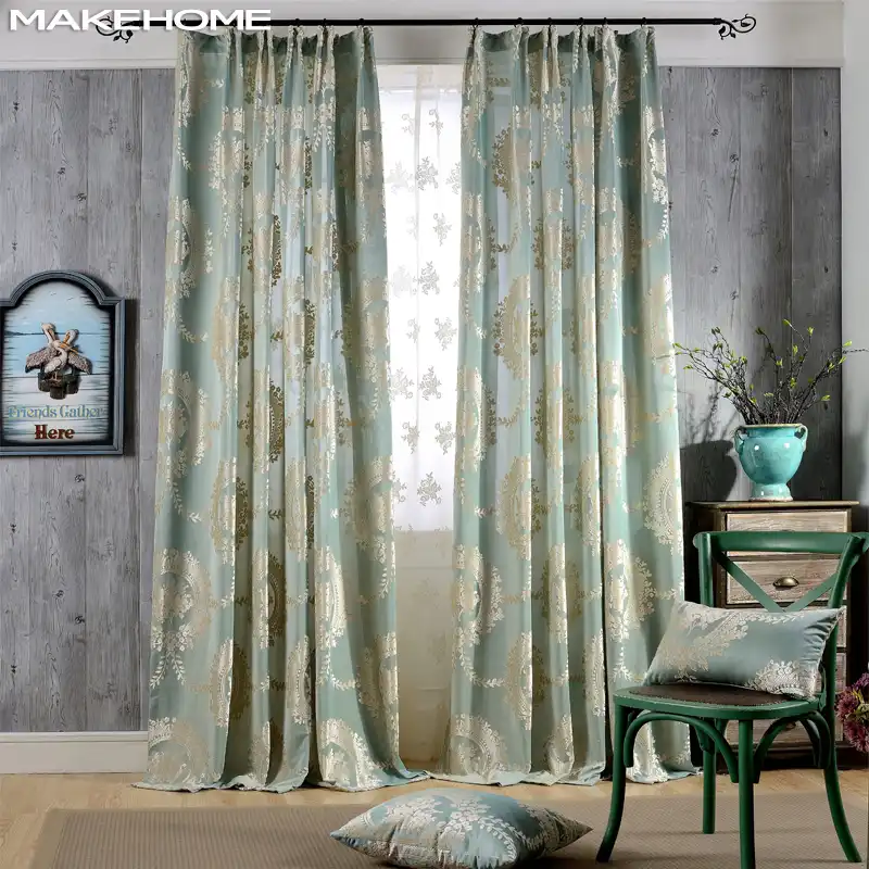 High Quality Jacquard Curtains For Bedroom Living Room Thick
