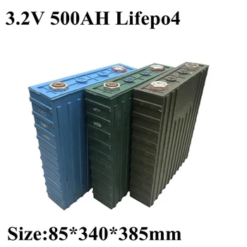 

2pcs New 3.2V 500ah Lifepo4 Lithium Battery 3C Discharge for 12V 24V 48V Solar Energy Storage Motorhome Inverter RV Battery Pack