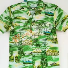 Качество коммерческой мужской Повседневная рубашка свободная и удобная 2045 пляжные рубашки Гавайи 2XL 3XL