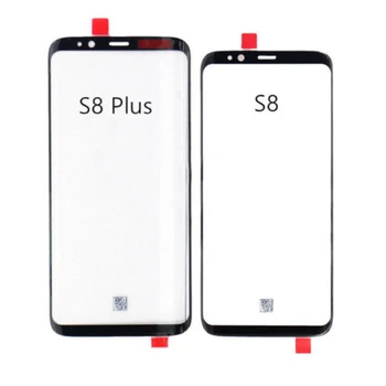 

10pcs/lot Front Outer Glass Lens For Samsung Galaxy S8 G950 G950F / S8 + plus G955 black Glass Replacement