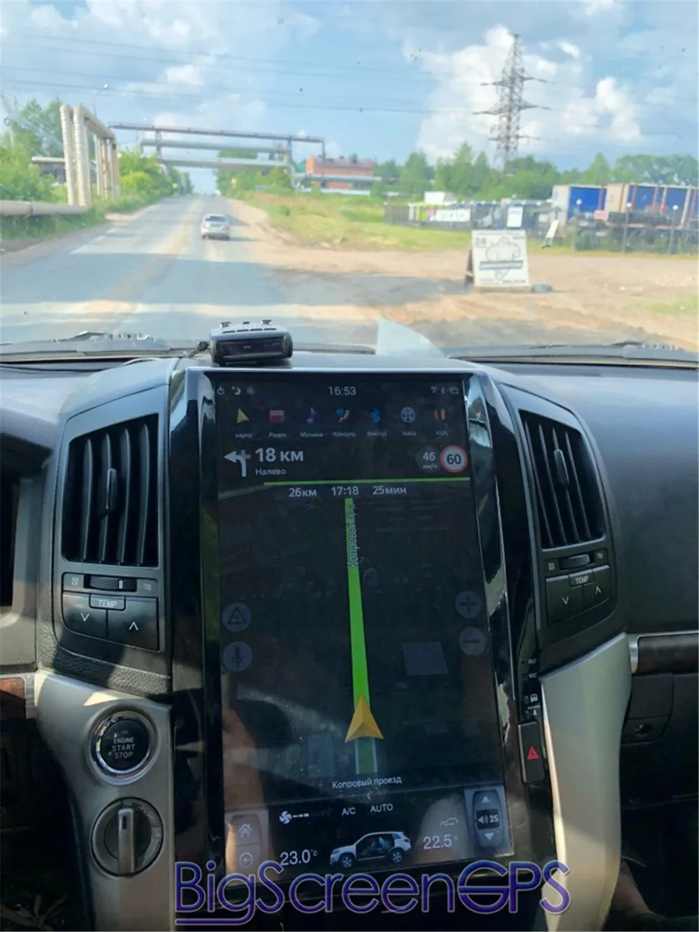 Cheap 16" Tesla Style Android 6.0 Car DVD Player GPS Navi For TOYOTA LAND CRUISER LC200 2008-2015 Auto Stereo unit Multimedia Recoder 2