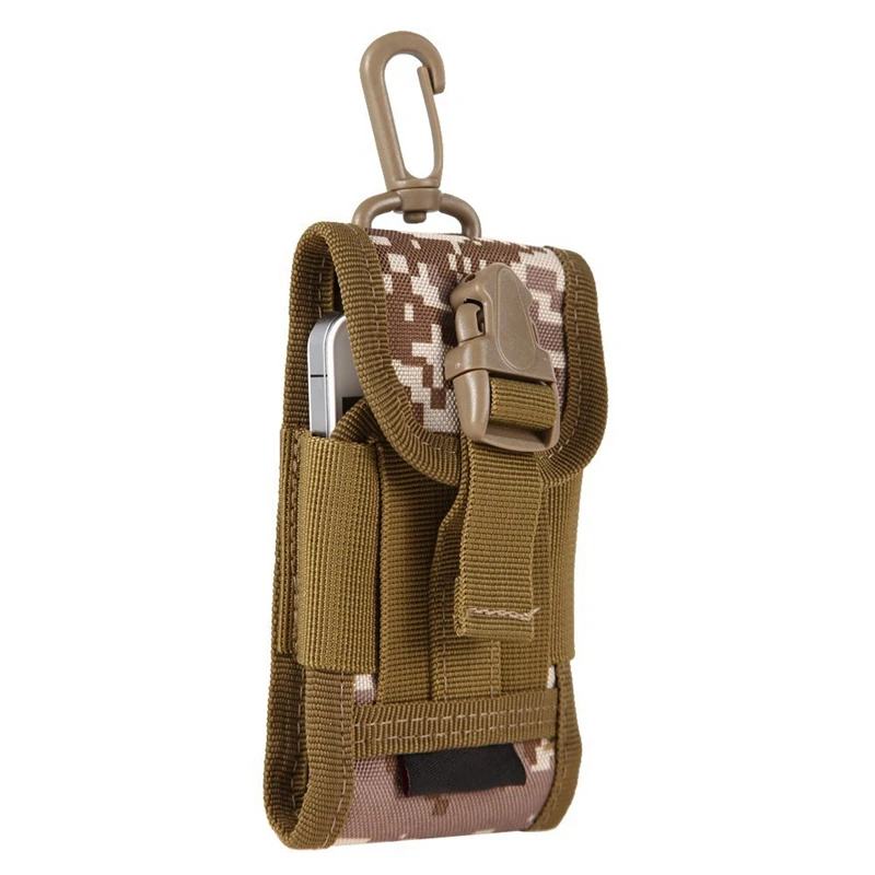 

Mens Outdoor Hunt Multifunctional Accessories Bag Sundries Bags Key Cell Phone Waist Bag Pouch Case (Digital Desert Camouflage