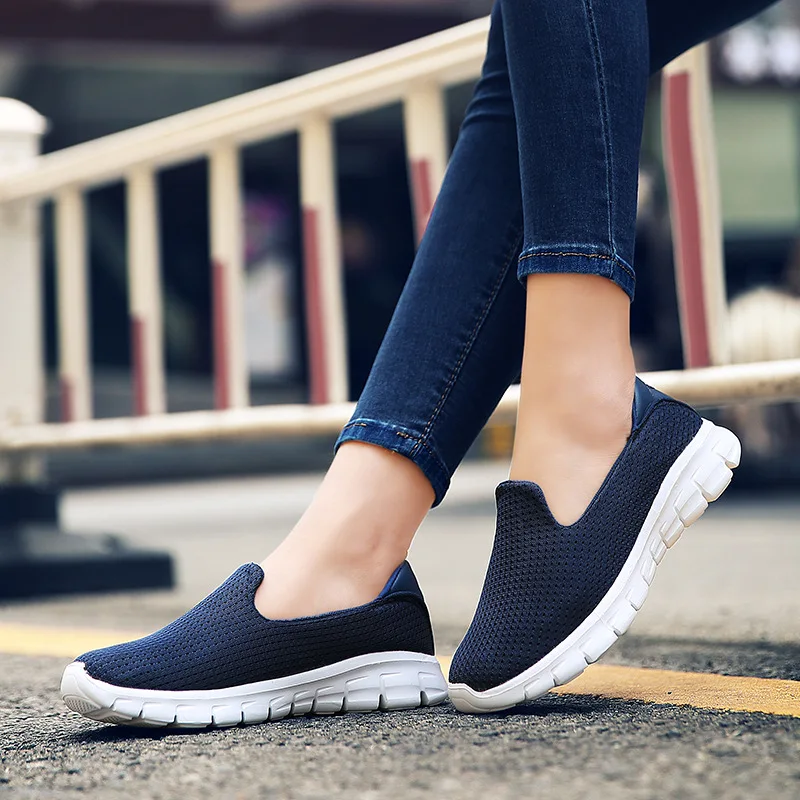 red 42 Dames Slip pink Chaussures 35 Gray Black Femmes Gray orange Mog Lent Casual Sneakers dark Blue Wf32 green Plat Peu Avec light Femme Grande Mocassins Taille dark Profonde on qwxF7Pa