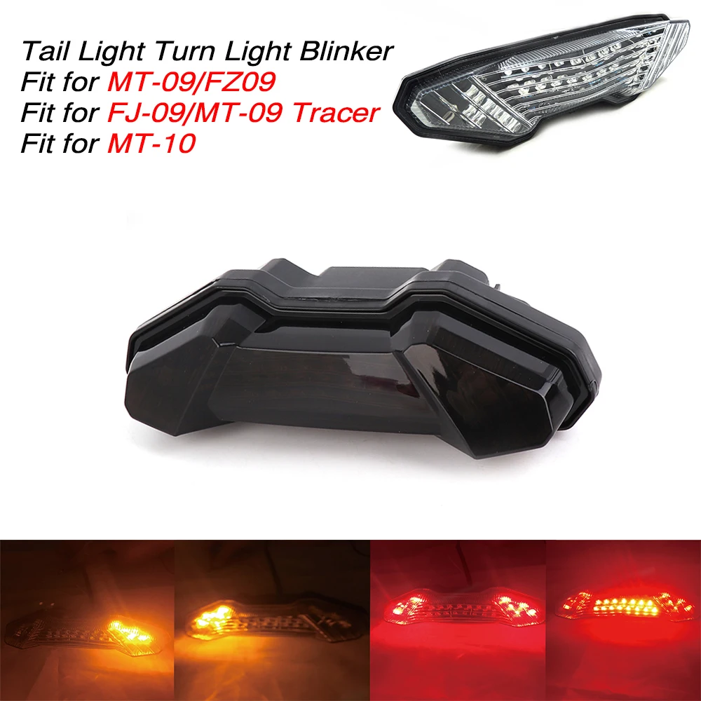 

MT10 MT09 2017 accessories Motorcycle Brake Turn Signal Tail Light Integrated Led For YAMAHA MT-09 MT-10 FZ-09 Tracer 2014-2016