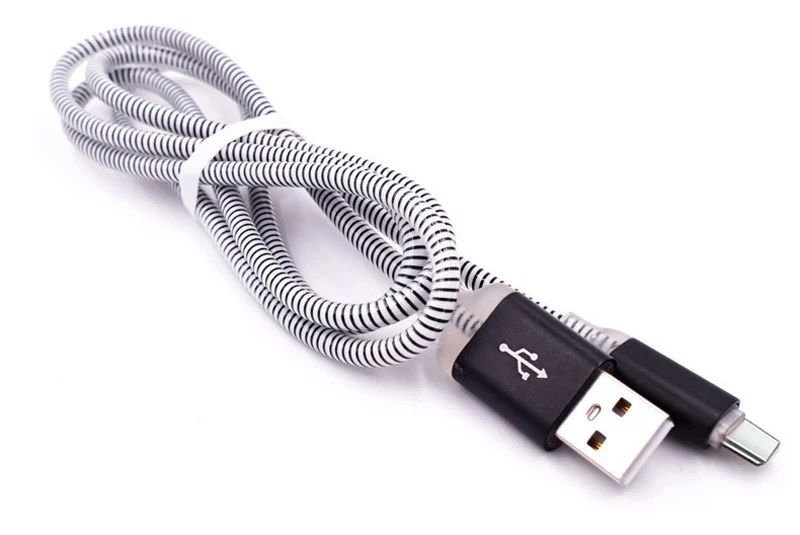 Sovawin Micro USB кабель светодиодный светильник 1 м кабель передачи данных для быстрой зарядки 2A зарядное устройство для мобильного телефона Тип c для samsung для huawei P20 P20Pro