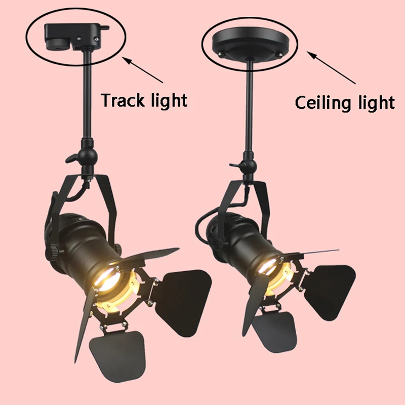 Свет следа E27 следить лампа железнодорожных прожекторы светодиоды приспособление отслеживания Точечные светильники отражатели для магазин одежды
