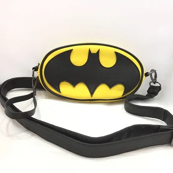 

Cool Batman Design Leather Messenger Bag Fashionable Day Clutches bolsa feminina Creative Gift Young Big Capacity Shoulder Bags