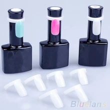 Hot50 Pcs Polish UV Gel Color Pops Display Nail Art Ring Style Nail Tips 2MPT 2TTV 7D37