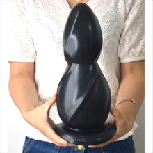 DHL free shipping Big silicone anal plug Huge butt plug silicone masturbation anal sex toys for woman sex shop toys for adults