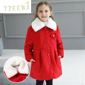 

Girls Winter Coat 2017 Brand Kids Outerwear Child Coats Fashion Princess Girls Jacket Children Manteau Enfant Fille