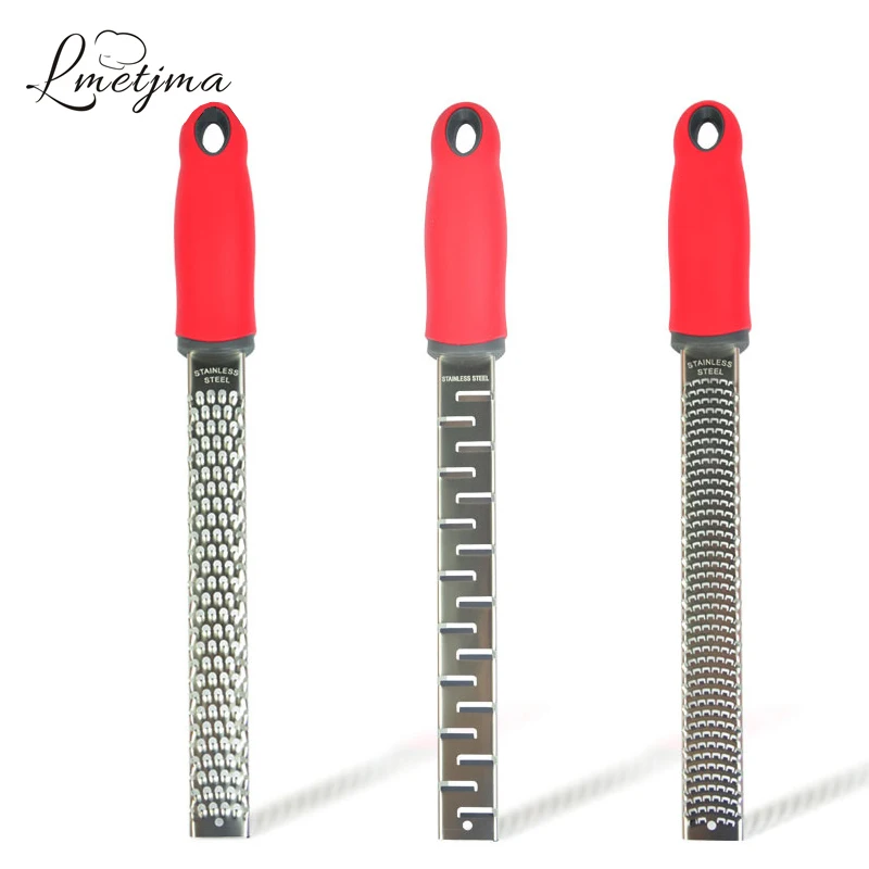 LMETJMA Stainless Steel Lemon Cheese Grater Kitchen Chocolate Grater