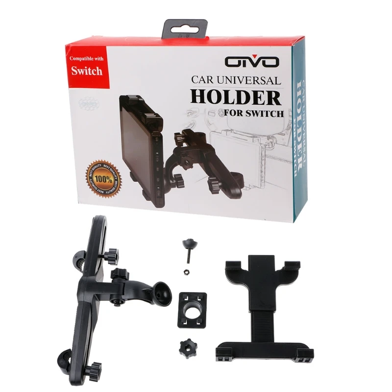 

For Nintend Switch Adjustable Car Headrest Mount Holder Stand Bracket NS Console