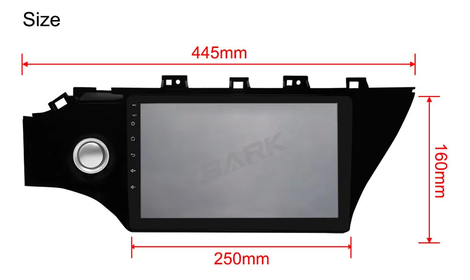 Best 10.1 inch Android9.0  RAM 2GB Car Radio Stereo Multimedia Player gps Bluetooth for KIA RIO K2  2017 2018 NO DVD TK0159 11