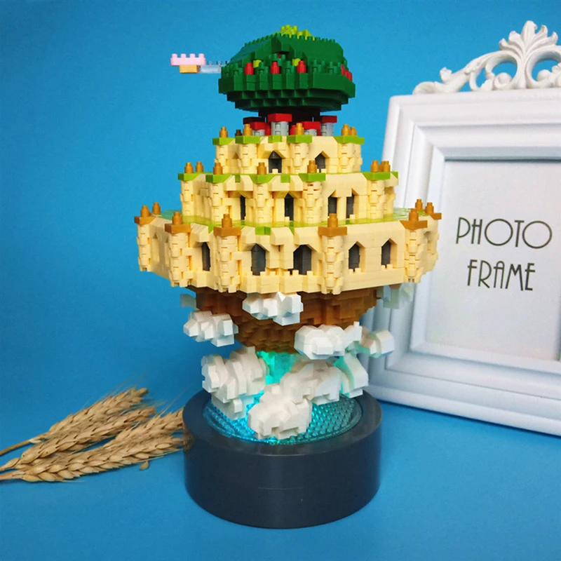 Небо город Принцесса замок игрушка мини блоки 3000 шт забавная модель замка строительный блок Кирпичи DIY образовательный подарок на день рождения