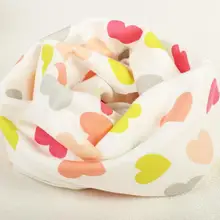 240 шт./партия, Модный зимний теплый хлопковый шарф с круглым вырезом и рисунком