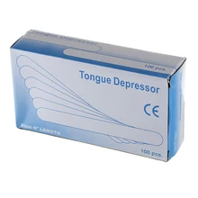 100 шт одноразовые деревянные язычки Депрессор восковый шпатель тату воск палка медицинский бамбук постоянный макияж аксессуары и припасы