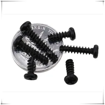 

M2 M2.3 M2.6 M3 Black Carbon Steel Philip Round Head Cutting Tapping Screws 1000pcs/lot