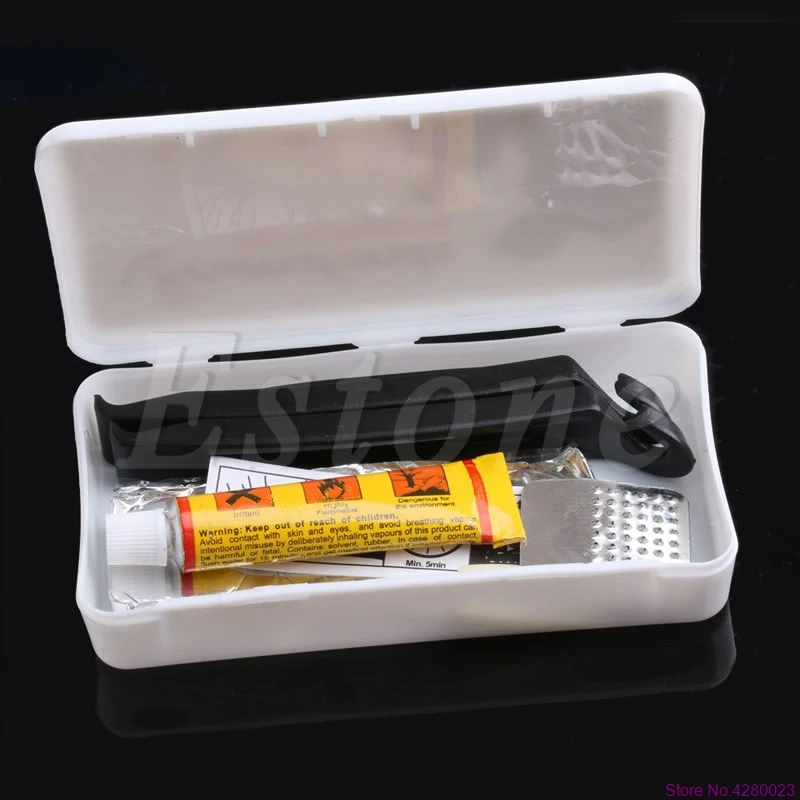 

2019 New Cycling Bicycle Bike Repair Fix Kit Flat Rubber Tire Tyre Tube Patch Glue 1set